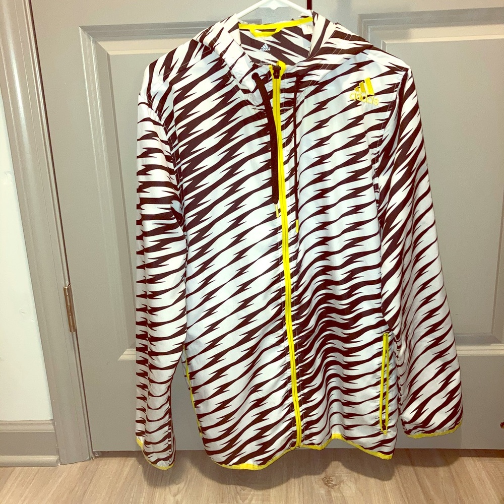 Adidas light weight running jacket.